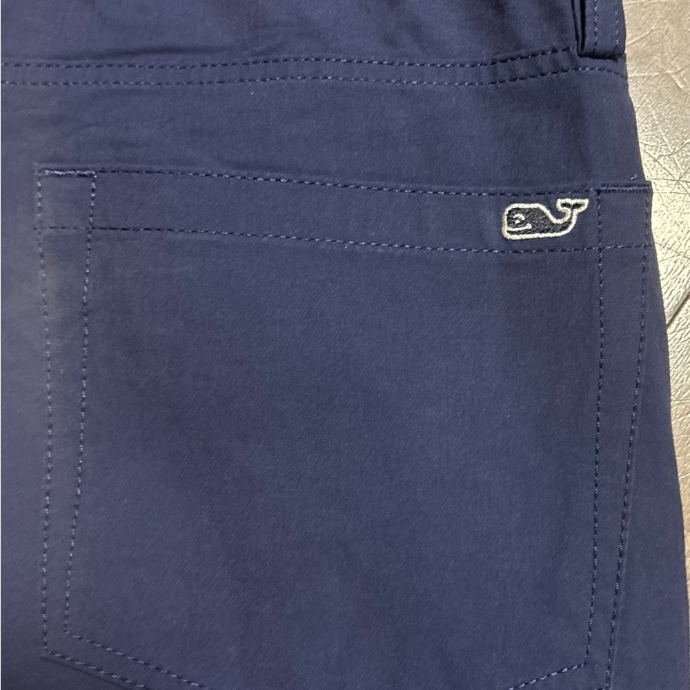 Vineyard Vines Performance Pants 30x32 Blue Stretch 5 Pocket Golf Travel - Picture 2 of 9